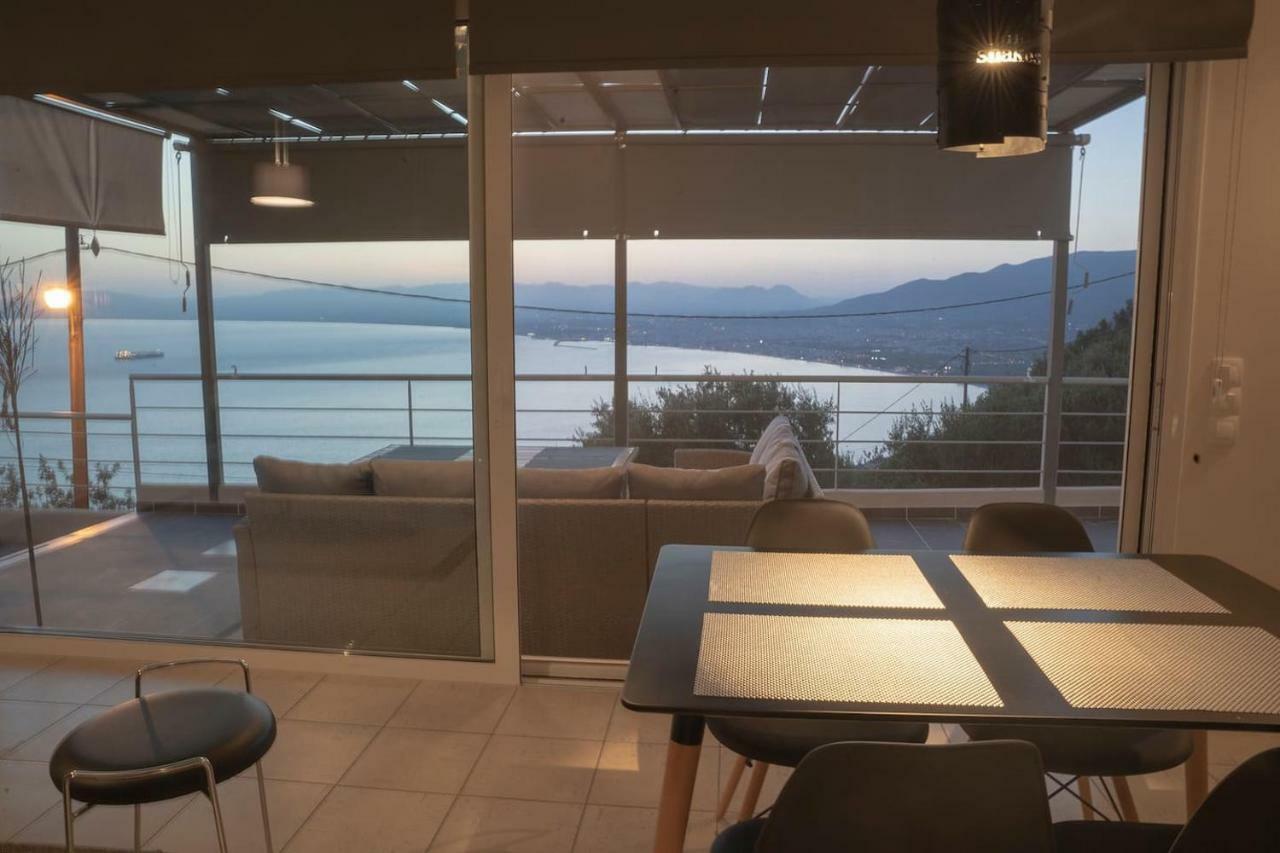 Messinian Sunset Villa Kalamata Bagian luar foto